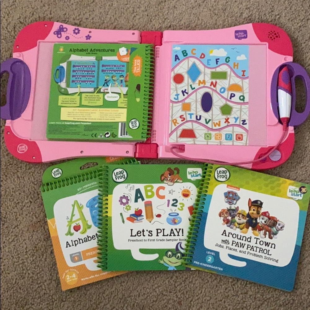 🌸 Pink LeapFrog LeapStart Interactive Learning